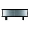 Cassina - 513 Riflesso - Sideboard - noir/bordeaux/aluminium/with high legs