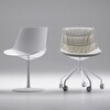 MDF Italia - Flow - Chaise pied central pivotant