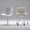 MDF Italia - Flow - Chaise pied central pivotant