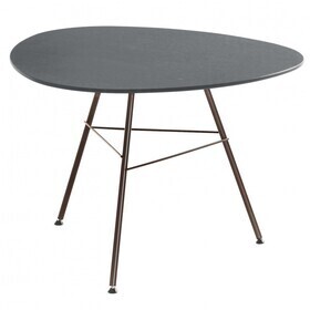 Arper - Leaf - Table d'appoint de jardin triangulaire H50