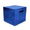 Gervasoni - Inout 41 - Table d'Appoint / Tabouret - bleu/Taille 1/H37cm