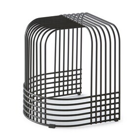 pols potten - Drop kruk lxbxh 39,8x41,8x44,4cm