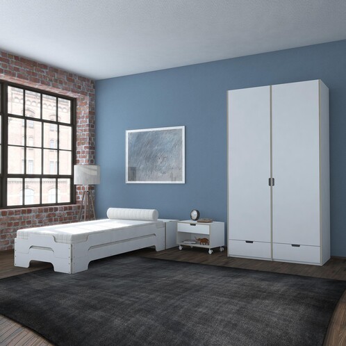 Müller Small Living 90x200cm AmbienteDirect Komfort Stapelliege 