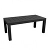 Vondom - Jut tafel 180cm - zwart/mat