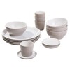 Alessi - Tonale - Lot de petit déjeuner de 16 pièces - clair gris/4 tasses avec 4 soucoupes//4 bols/4 assiettes plates