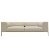 Cassina - Moov Sofa klein - leder 13X269 creme/Gestell poliert/220x71x85cm