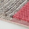 GAN - Mangas Space Rectangular Tapijt - koraalrood/grijs gevlochten/100 % nieuwe wol/hand loom/250x160cm