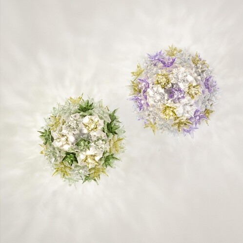 Kartell - Bloom Ball - Applique murale/plafonnier