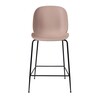 Gubi - Beetle Counter Chair - Tabouret de bar noir 108cm - rose doux/siège plastique de polypropylène/PxHxP 53,5x108x58cm/structure noir
