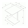 ClassiCon - Diana B Side Table - line drawing