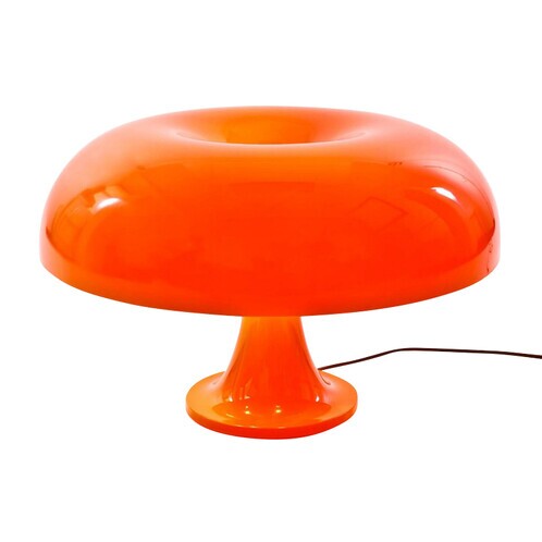 Artemide - Nesso Tischleuchte - orange/Kunststoff/Diffusor orange/H 34cm/Ø 54cm