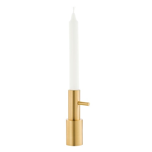 Fritz Hansen - Fritz Hansen Candle Holder #2 - brass/H 13cm, Ø 4cm