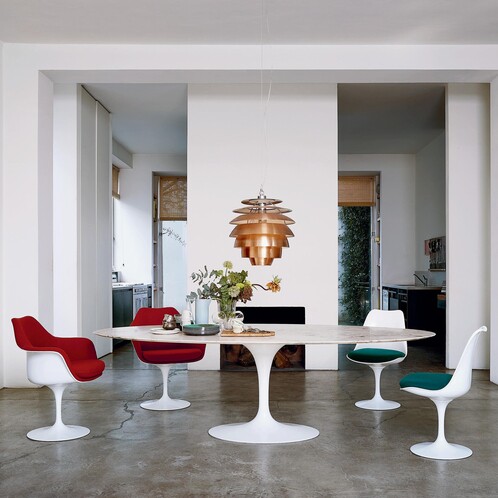 Knoll International - Tulip Saarinen Armchair Full Upholstered