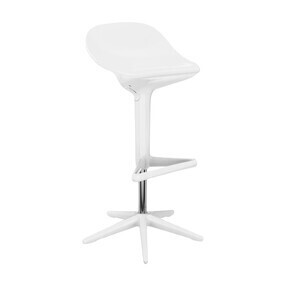 Kartell - Spoon Barhocker höhenverstellbar