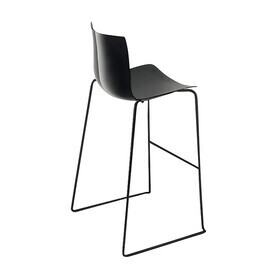 Arper - Catifa 46 0471 -Tabouret de bar unicolor noir