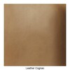 Muuto - Outline - Canapé 3 places - cognac/cuir Cognac/PxHxP 220x69.5x84cm/structure aluminium noir: peint par poudrage