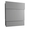 Radius - Letterman 5 - Boîte aux Lettres - argent/with newspaper shelf/H x B x T: 47.5 x 40 x 11.5cm