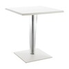 Kartell - Top Top Dr. Yes Tisch quadratisch - weiß/matt/quadratisches Bein/60x60cm