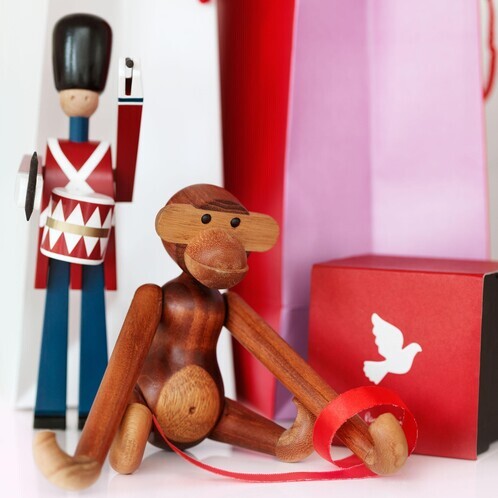 Kay Bojesen Denmark - Kay Bojesen Holzfigur Affe mittel