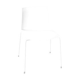 Arper - Catifa 46 0251 Stuhl einfarb. Gestell weiß