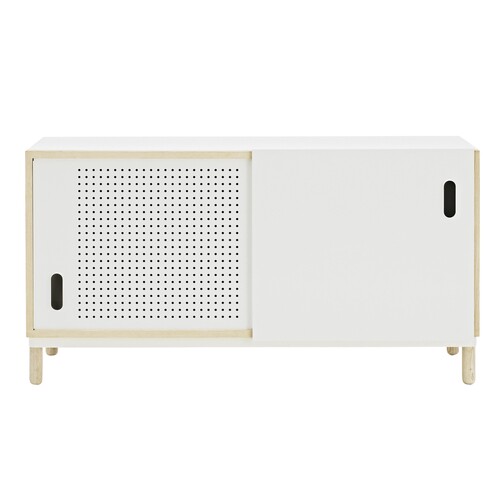 Normann Copenhagen - Kabino Sideboard - ash tree/white/114x61x42cm