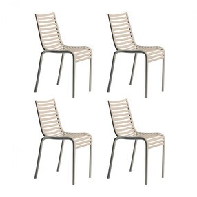 Driade - Pip-e tuinstoel 4er set