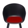 Hey-Sign - Galettes d'assise About a Chair antiglisse - rouge/feutre