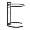 ClassiCon - Adjustable Table E 1027 Beistelltisch - transparent/Kristallglas/Gestell schwarz