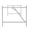 Richard Lampert - Eiermann 1 Table Frame eccentric - chroom/incl. hoogteverstelling 3,5cm/excentrisch/110 x 66 x 78cm