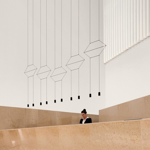 Vibia - Wireflow Lineal 0325 LED -Lampe de suspension