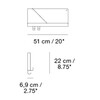 Muuto - Folded Shelf S - line drawing