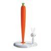 Alessi - Bunny & Carrot Paper Towel Holder - white/H 34cm