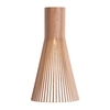 Secto Design - Secto 4230 Wandleuchte - walnuss natur/Furnier/inkl. LED-Birne 2800K/1055lm/Kabel weiß