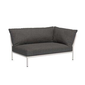 HOUE - Level 2 Gartensofa rechts Gestell muted white