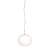 Flos - Glo Ball S1 Pendelleuchte - weiß/Glas/Polyamid/H 27cm/Ø 33cm