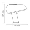 Flos - Snoopy - Lampe de table - dessin au trait