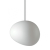 Foscarini - Gregg Outdoor Grande Pendelleuchte - weiß/Kunststoff/Größe 2/LxBxH 46x41x39cm
