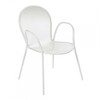 emu - Ronda - Fauteuil de jardin - blanc/peint par poudrage/PxHxP 60x82x65cm