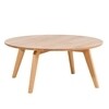 Jan Kurtz - Dweller Solid Wood Side Table - natural oak/39x90cm