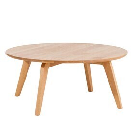 Jan Kurtz - Table d'appoint bois massif Dweller Ø90cm