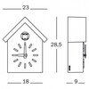 Magis - Cu-Clock Kuckucksuhr - Strichzeichnung