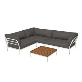 HOUE - Level 2 loungeset 7 onderstel gedempt wit