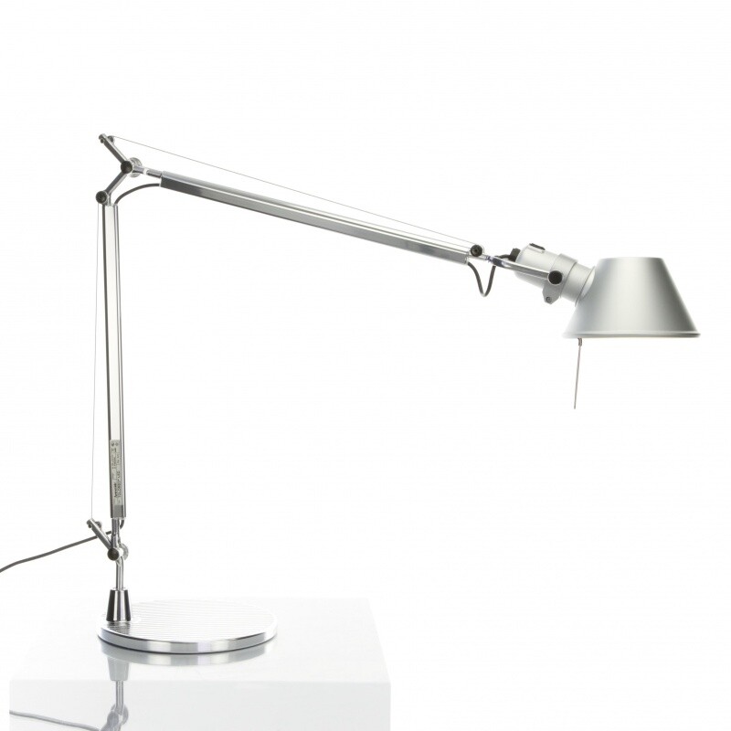 Artemide Tolomeo Tavolo Led Desk Lamp, Matt Black Led Table Lamp