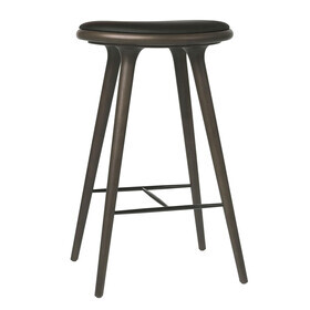 Mater - Tabouret de bar structure hêtre H 74cm