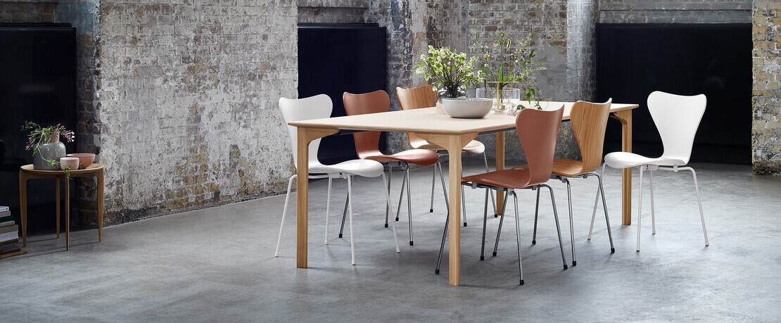 FritzHansen Serie7 Designklassiker Übersichtsseite Presenter