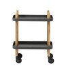 Normann Copenhagen - Block - Table d'appoint/desserte - gris foncé/structure frêne