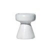 Gervasoni - InOut 44 - Table d'appoint / Tabouret - blanc/brillant/h: 46 cm