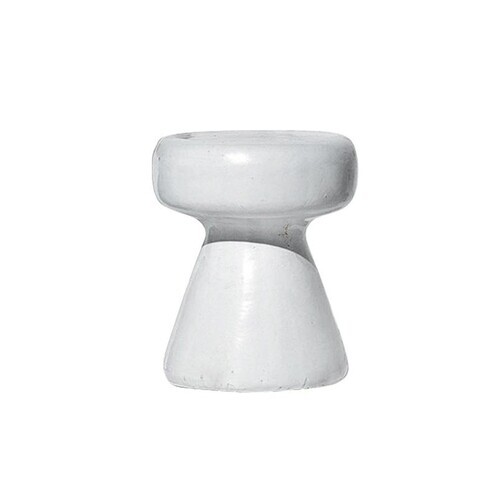 Gervasoni - InOut 44 - Table d'appoint / Tabouret - blanc/brillant/h: 46 cm
