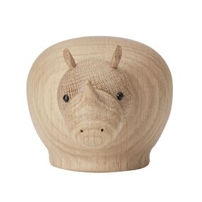Woud - Rina Rhinoceros houten figuur