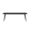 Montana - JW - Table 120x240cm - noir/linoléum/structure aluminium noir